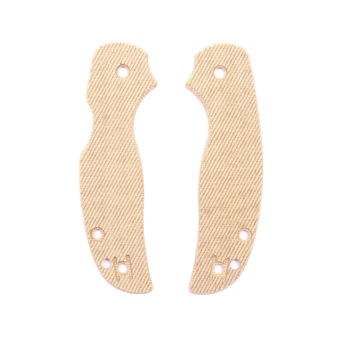 Spyderco Sage 5 Micarta Right Hand Tip Up and Left Hand Tip Up  Scale Sets