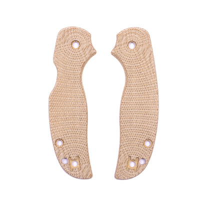 Spyderco Sage 5 Micarta Right Hand Tip Up and Left Hand Tip Up  Scale Sets