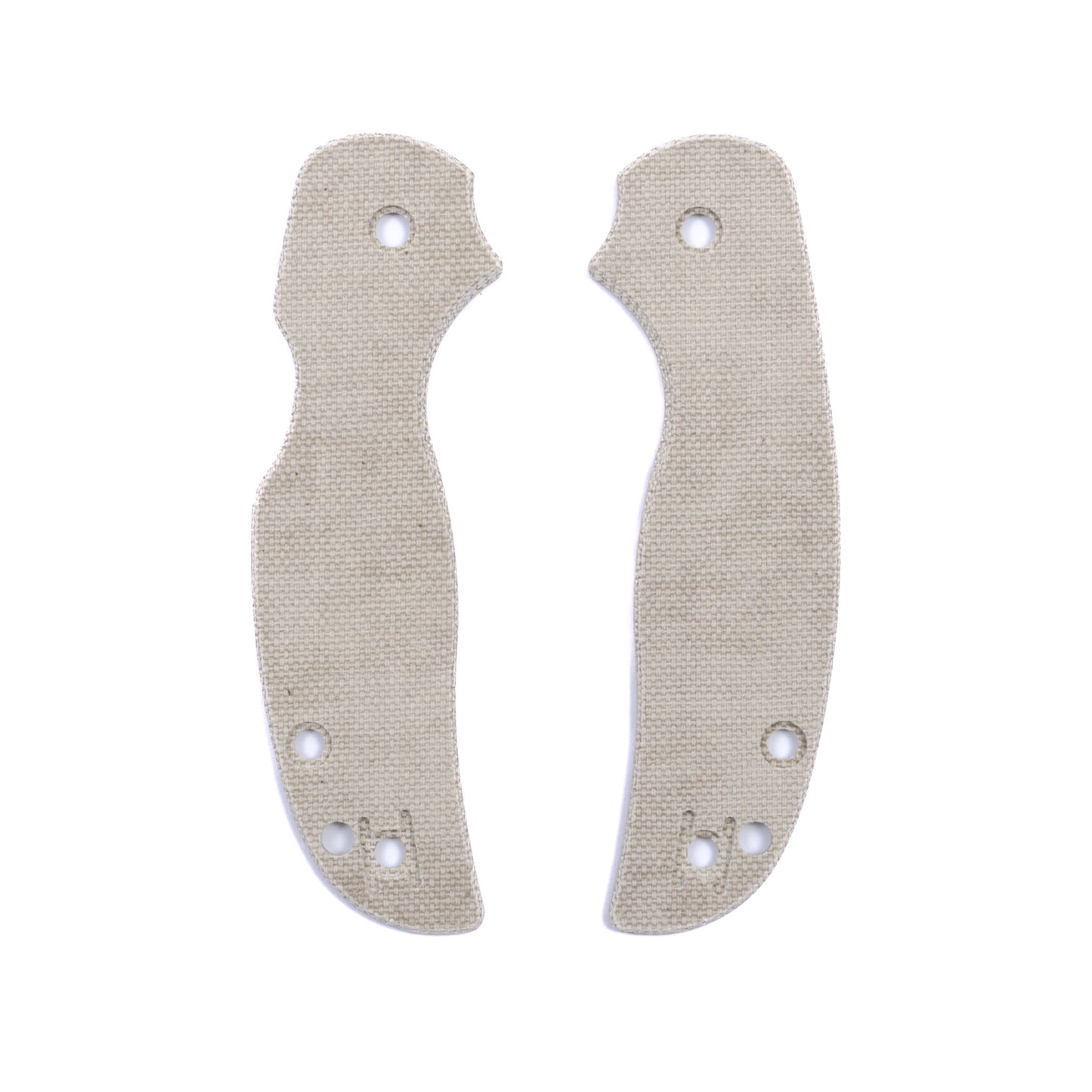 Spyderco Sage 5 Micarta Right Hand Tip Up and Left Hand Tip Up  Scale Sets