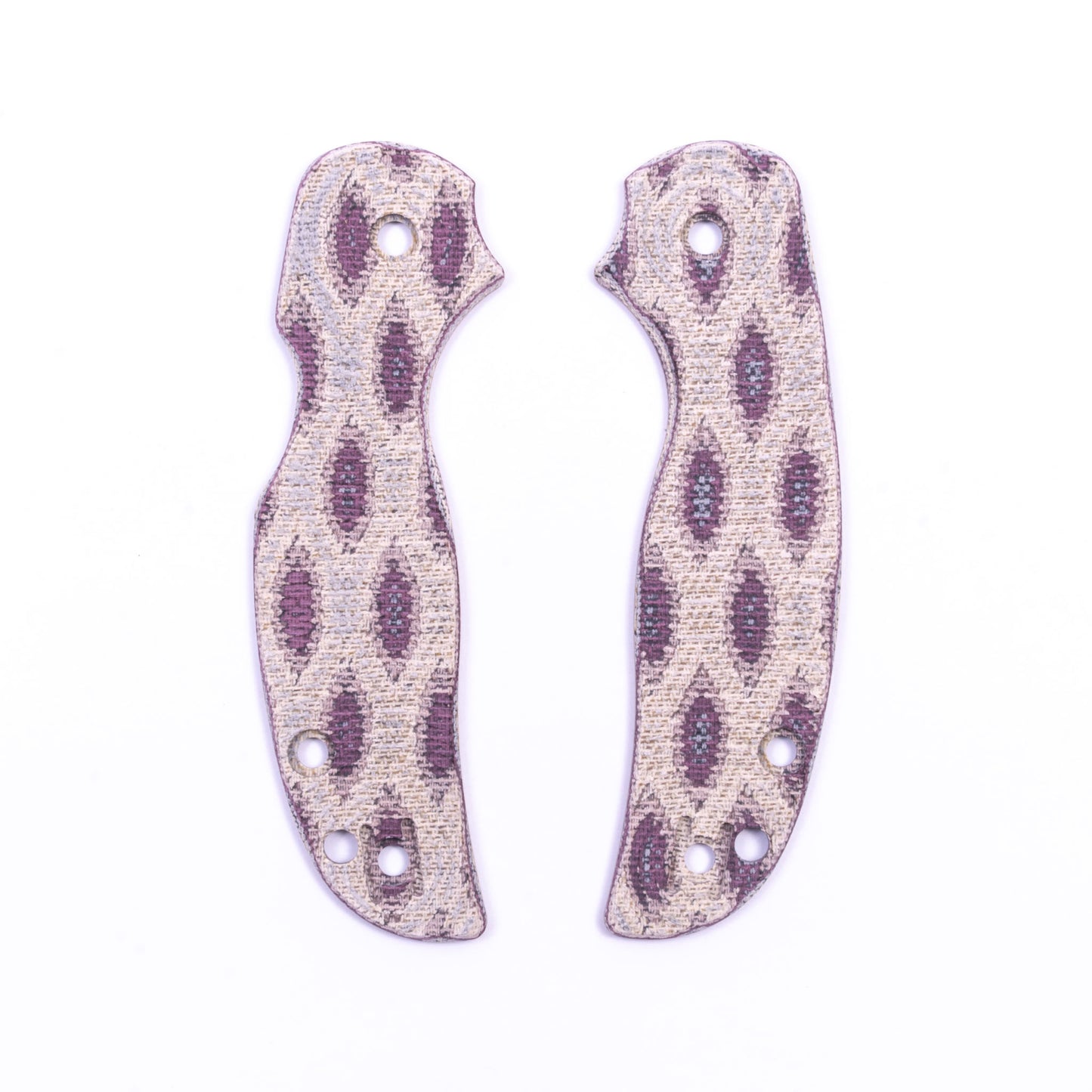 Spyderco Sage 5 Micarta Right Hand Tip Up and Left Hand Tip Up  Scale Sets