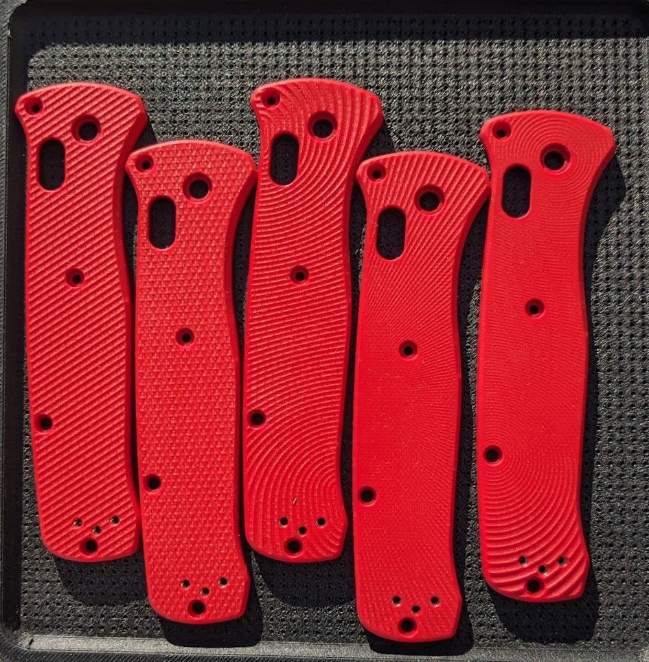 Current Red G-10 Bailout Scales by Ripp's Garage Tech
