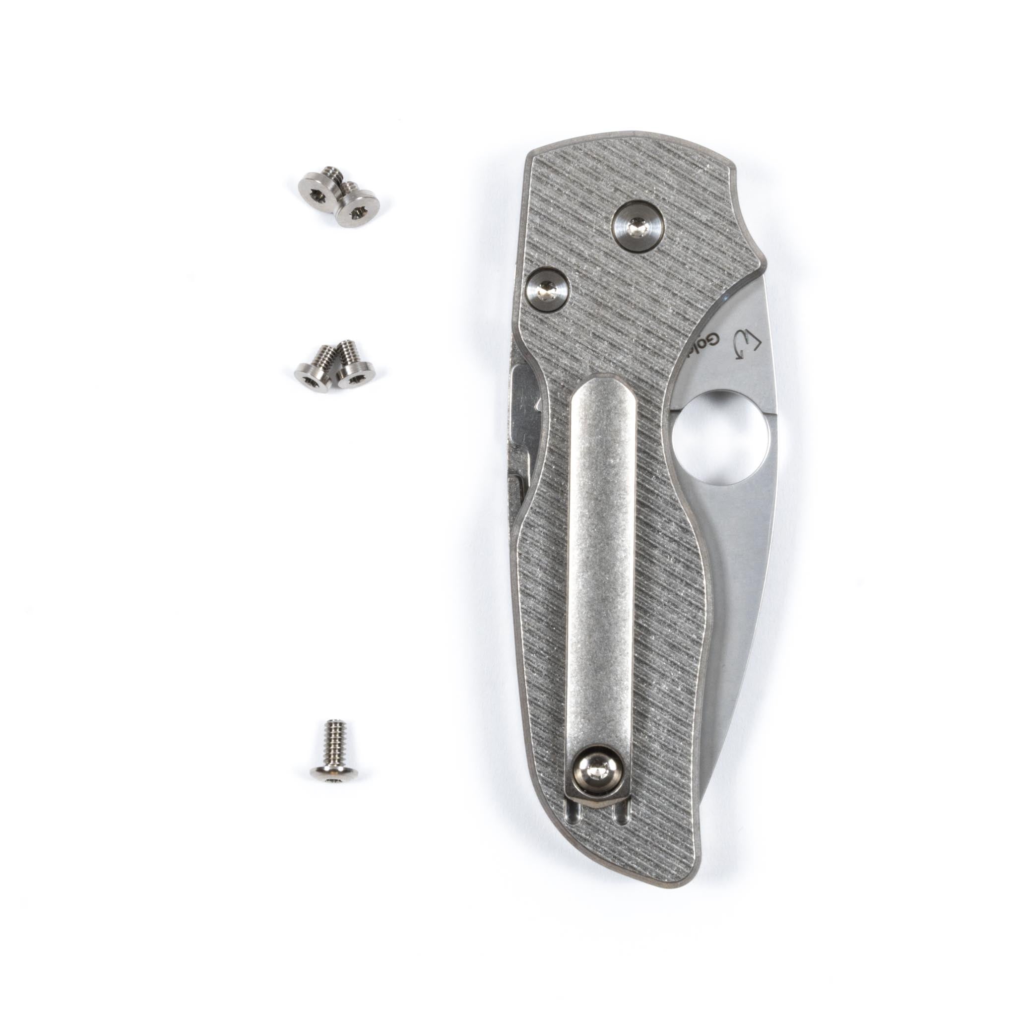 Spyderco Lil Native Titanium Screw Set – Ripp's Garage Tech LLC