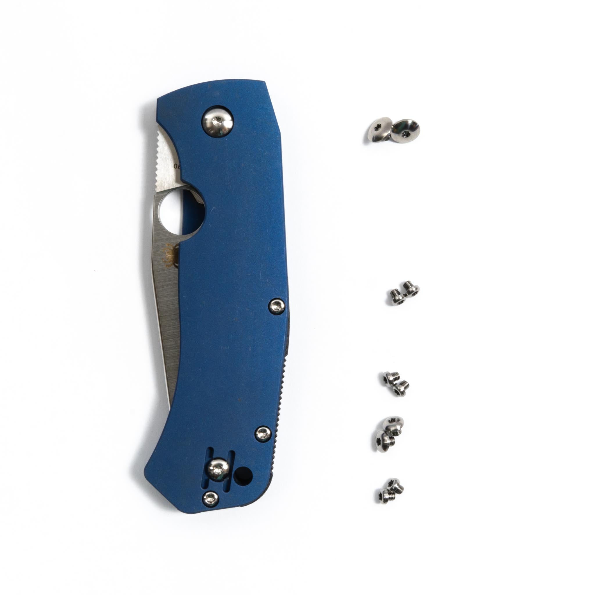 Spyderco Slysz Bowie Screw Sets – Ripp's Garage Tech LLC