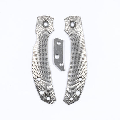 Spyderco Kapara Featherweight Titanium Scale Sets