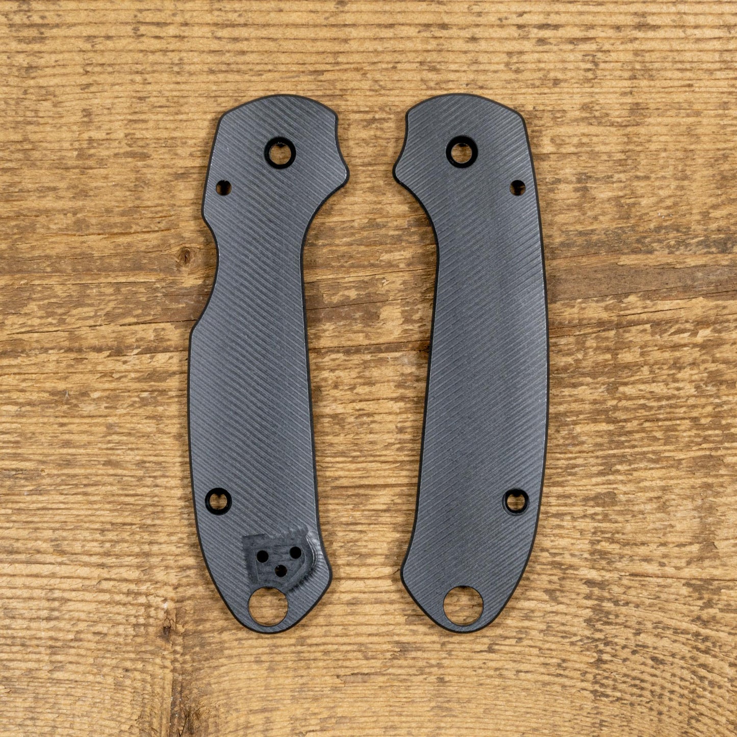 Spyderco PM3 Contoured Skinny Ultem Black Scales Sets