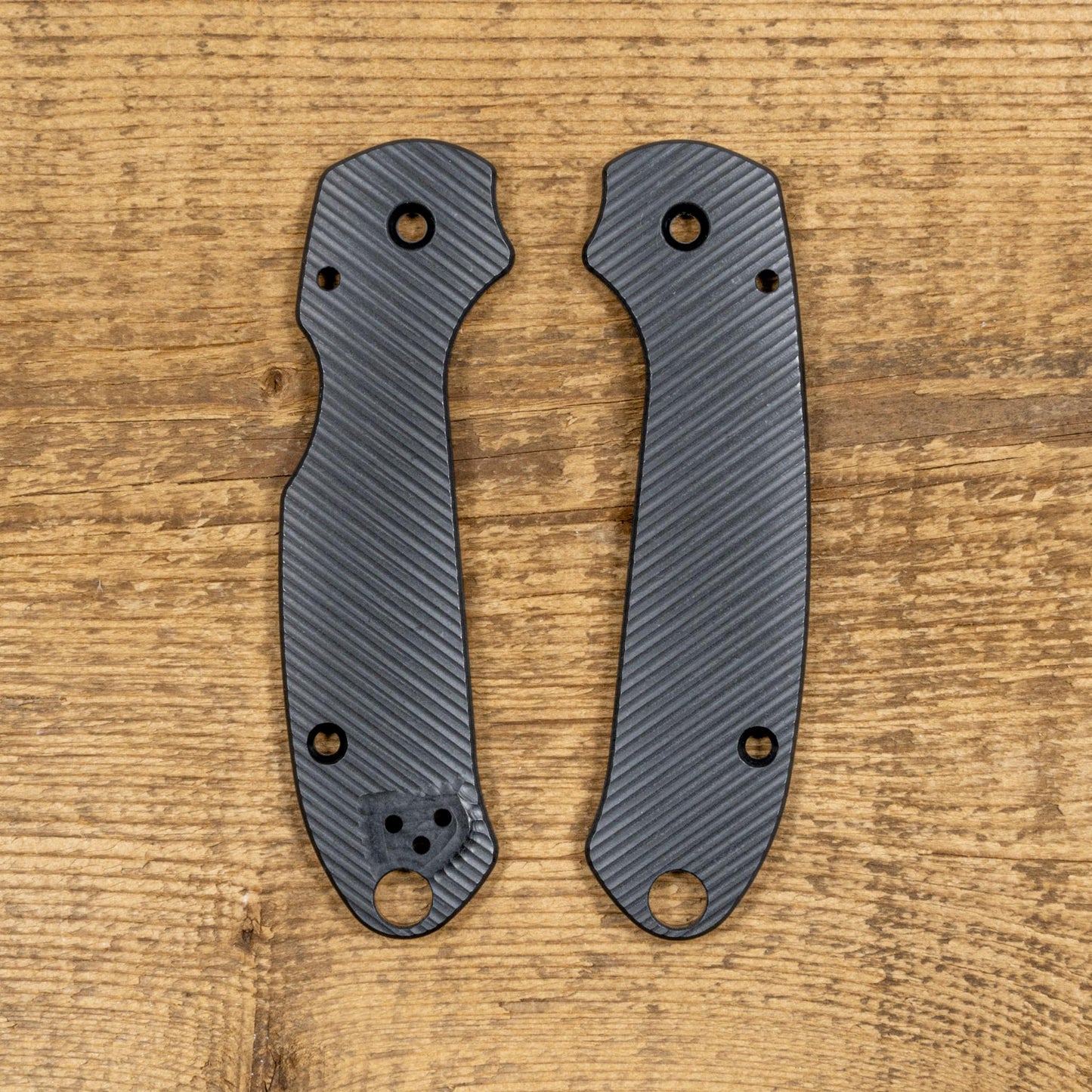 Spyderco PM3 Contoured Skinny Ultem Black Scales Sets