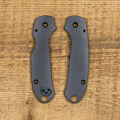 Spyderco PM3 Contoured Skinny Ultem Black Scales Sets