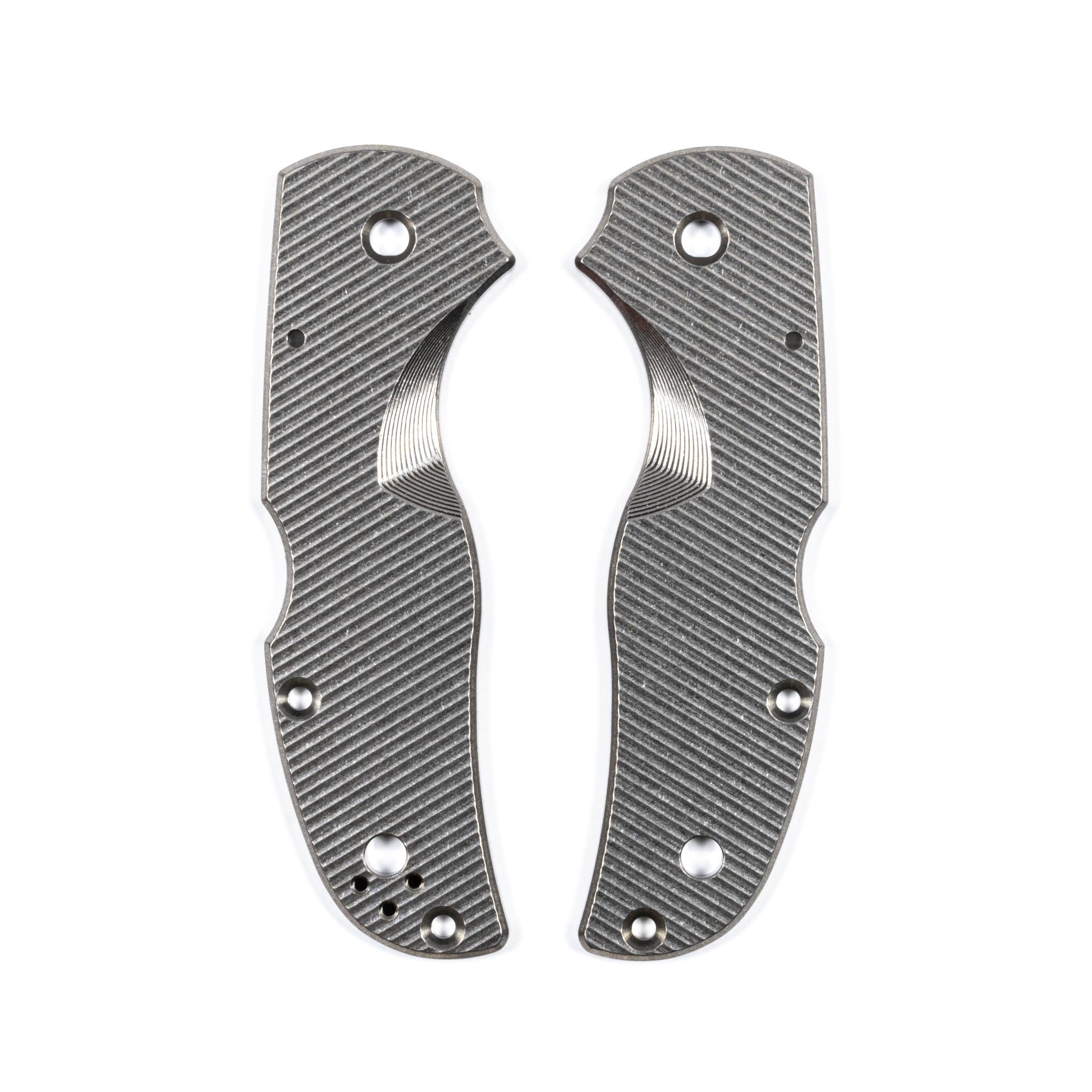 Spyderco Native 5 Titanium Featherweight Scale Sets Ripp's Garage Tech