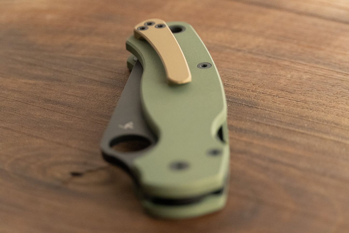 Spyderco Paramilitary 2 (PM2) Cerakote Titanium 3D Machined Pocket Clips