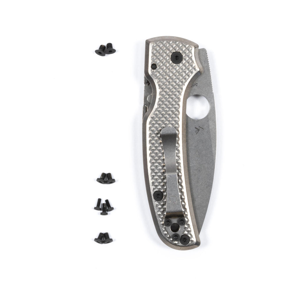 Spyderco Shaman Titanium Screw Sets – Ripp's Garage Tech LLC
