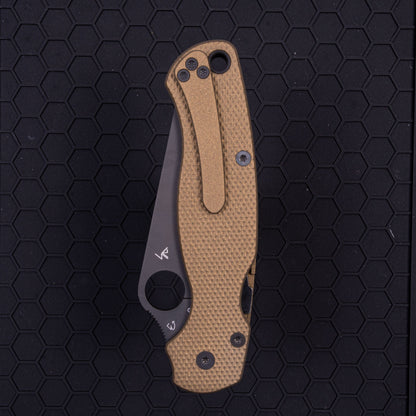 Spyderco Paramilitary 2 (PM2) Cerakote Titanium 3D Machined Pocket Clips