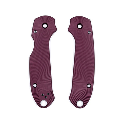 Spyderco Para 3 Skinny Contoured Aluminum Cerakote Scale Sets