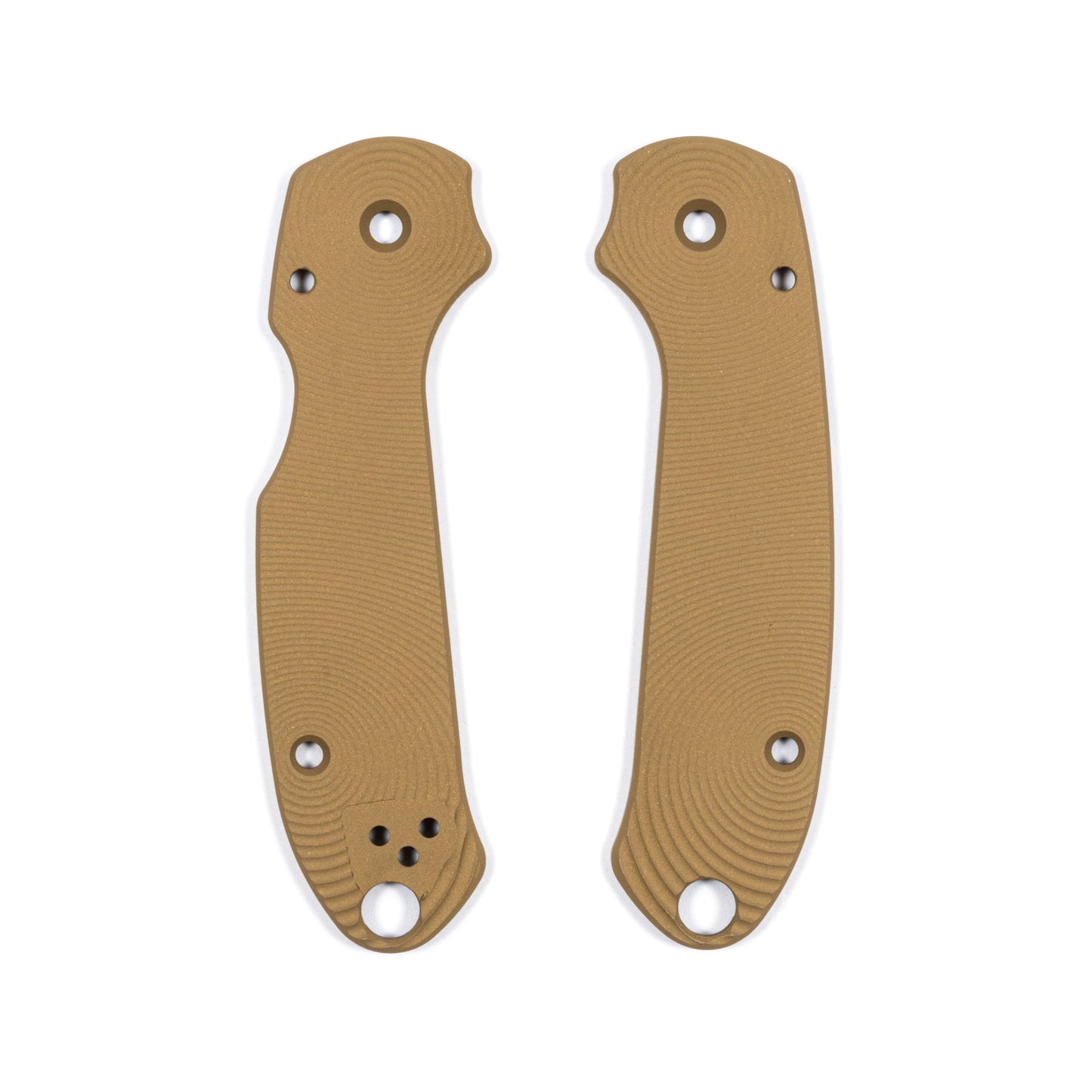 Spyderco Para 3 Skinny Contoured Aluminum Cerakote Scale Sets