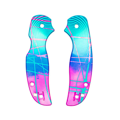 Spyderco Sage 5 Anodized Aluminum Scale Sets
