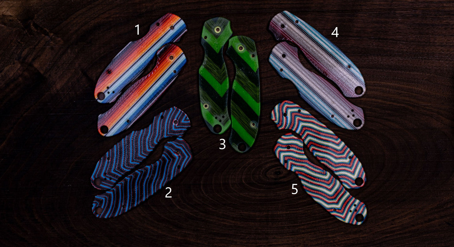 Spyderco Para 3 G-Carta Scale Sets