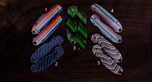 Spyderco Para 3 G-Carta Scale Sets