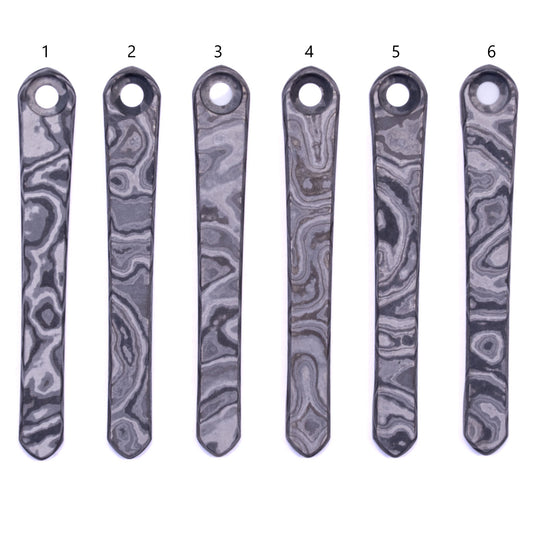 Chris Reeves Knives (CRK) GHOST Timascus Pocket clips