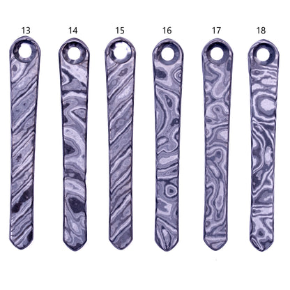 Chris Reeves Knives (CRK) GHOST Timascus Pocket clips