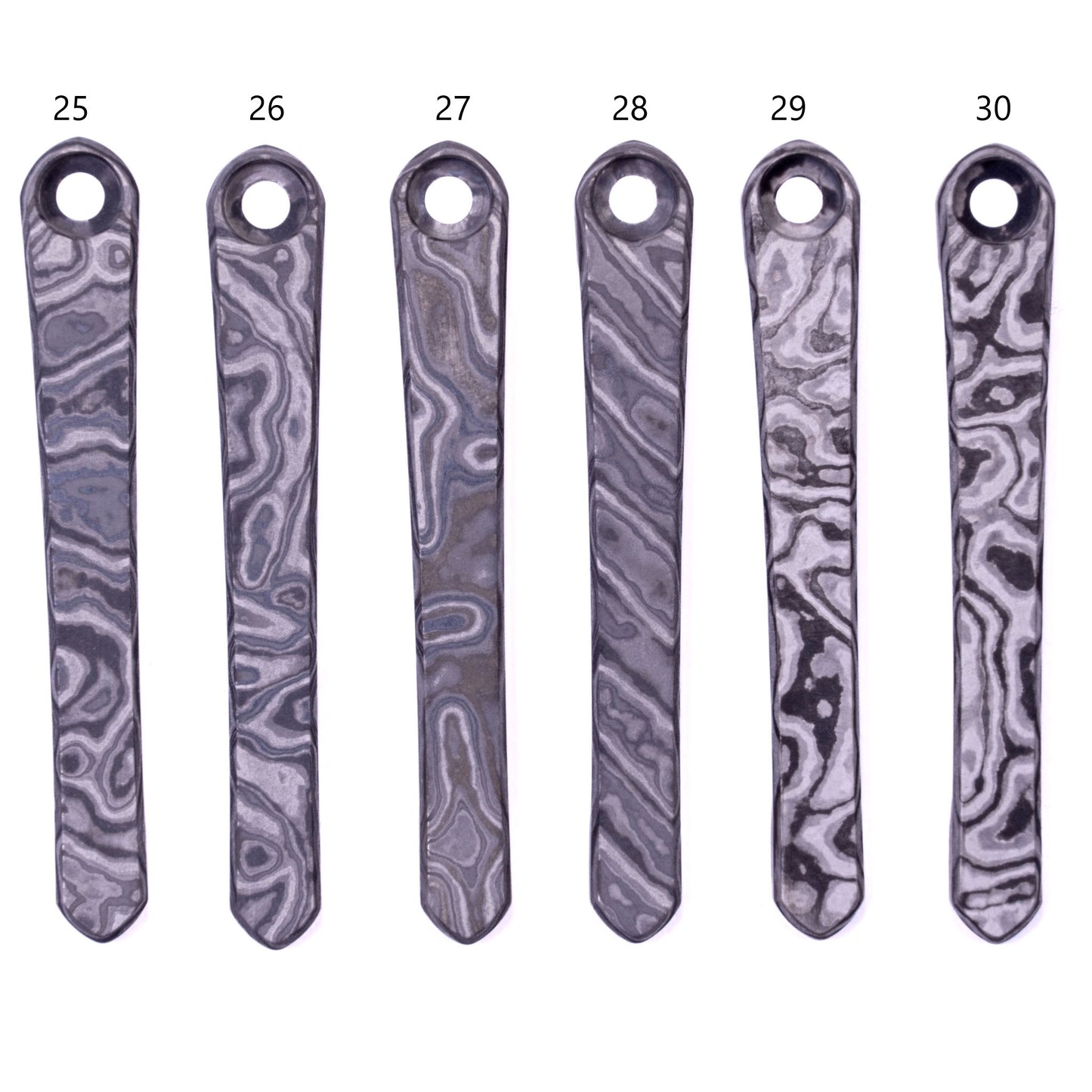 Chris Reeves Knives (CRK) GHOST Timascus Pocket clips