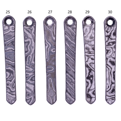 Chris Reeves Knives (CRK) GHOST Timascus Pocket clips