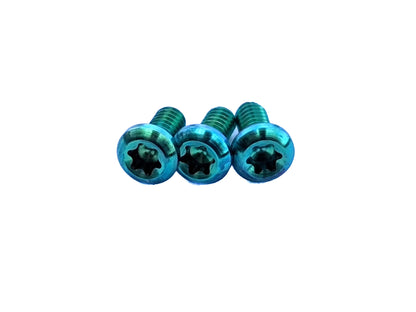 Button Head Titanium Clip Screw Sets