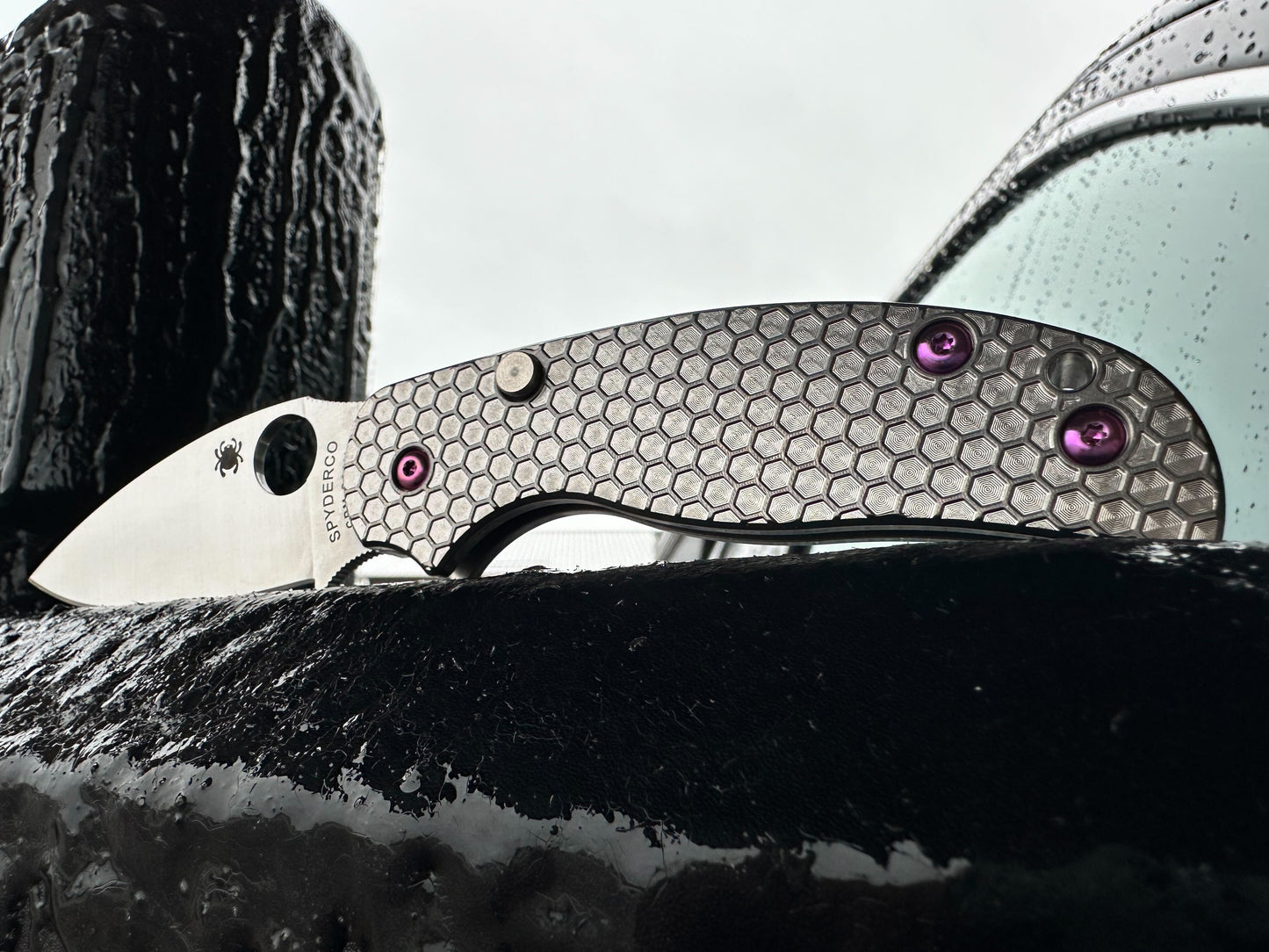 Spyderco Sage 6 Titanium Featherweight Scale Sets