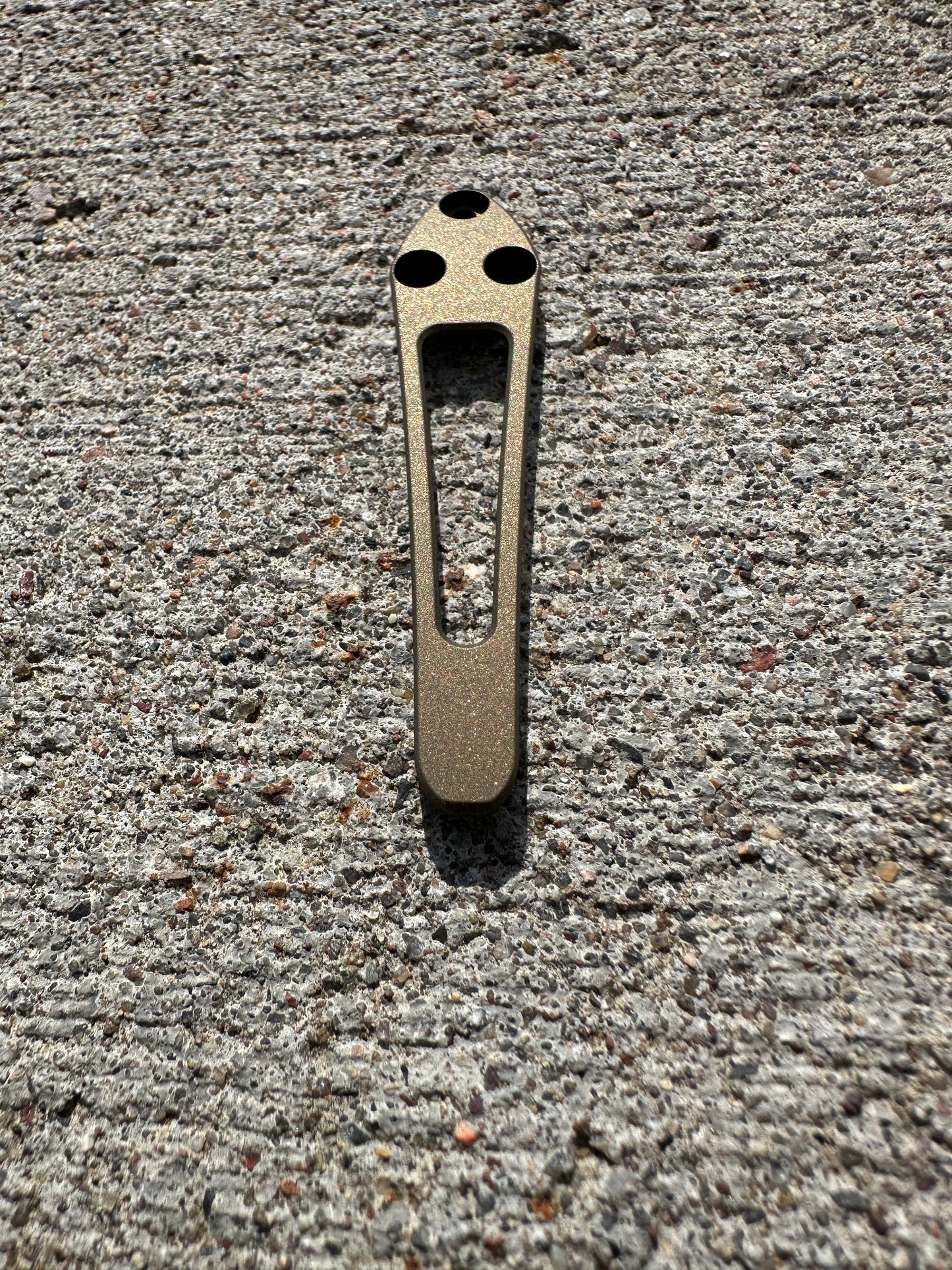 Spyderco Shaman/Bodacious Cerakote Titanium Pocket Clips
