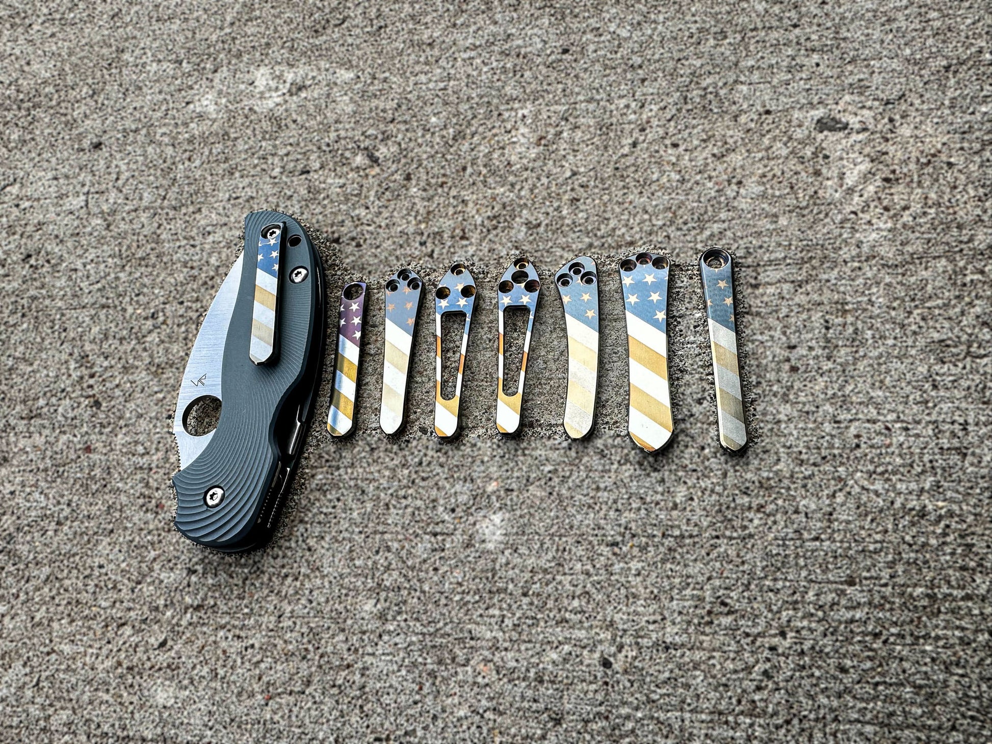 Flag Pocket clips