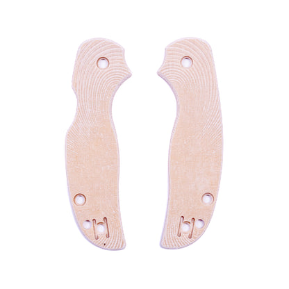 Spyderco Sage 5 Micarta Right Hand Tip Up and Left Hand Tip Up  Scale Sets
