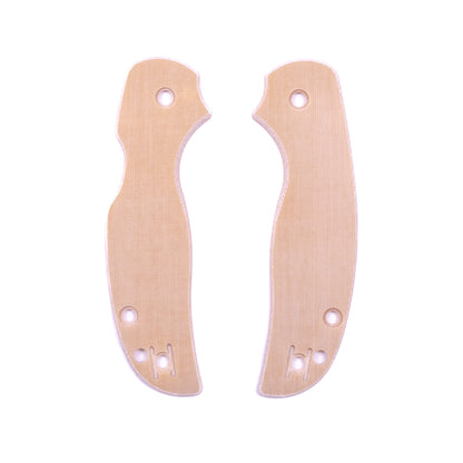 Spyderco Sage 5 Micarta Right Hand Tip Up and Left Hand Tip Up  Scale Sets