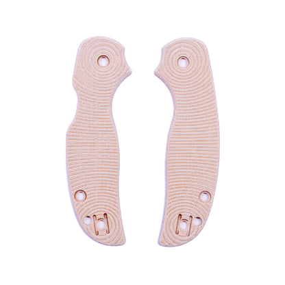 Spyderco Sage 5 Micarta Right Hand Tip Up and Left Hand Tip Up  Scale Sets