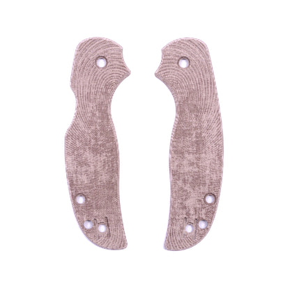 Spyderco Sage 5 Micarta Right Hand Tip Up and Left Hand Tip Up  Scale Sets