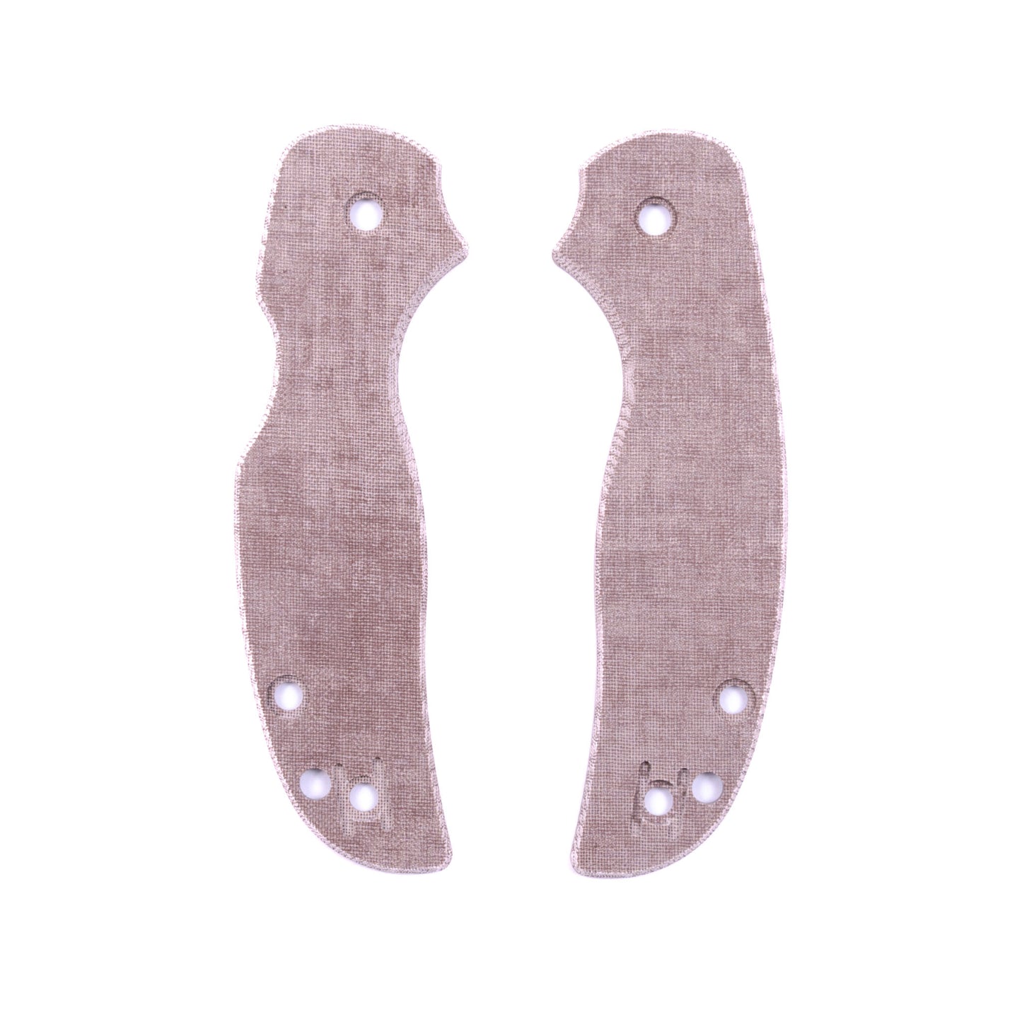 Spyderco Sage 5 Micarta Right Hand Tip Up and Left Hand Tip Up  Scale Sets