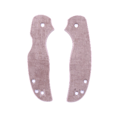 Spyderco Sage 5 Micarta Right Hand Tip Up and Left Hand Tip Up  Scale Sets