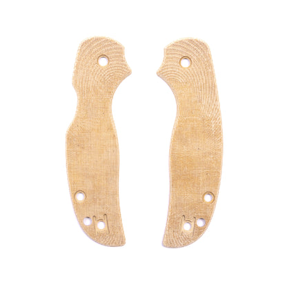 Spyderco Sage 5 Micarta Right Hand Tip Up and Left Hand Tip Up  Scale Sets