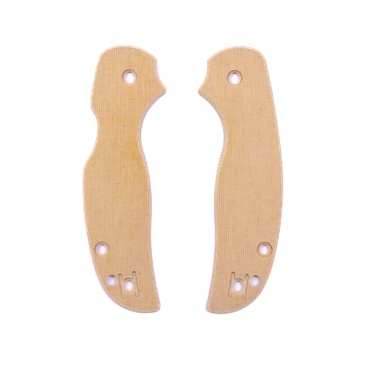 Spyderco Sage 5 Micarta Right Hand Tip Up and Left Hand Tip Up  Scale Sets