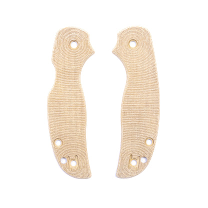 Spyderco Sage 5 Micarta Right Hand Tip Up and Left Hand Tip Up  Scale Sets