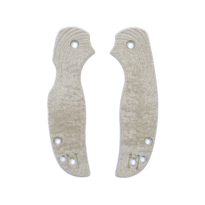 Spyderco Sage 5 Micarta Right Hand Tip Up and Left Hand Tip Up  Scale Sets