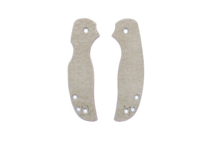 Spyderco Sage 5 Micarta Right Hand Tip Up and Left Hand Tip Up  Scale Sets