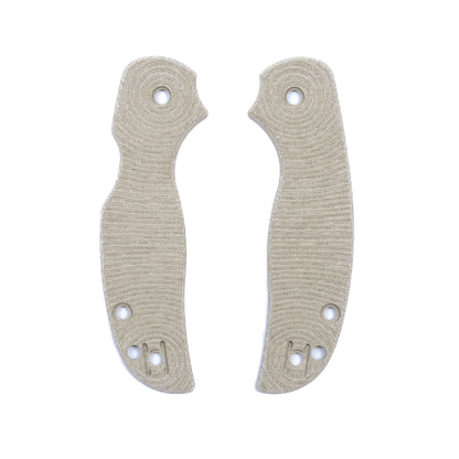 Spyderco Sage 5 Micarta Right Hand Tip Up and Left Hand Tip Up  Scale Sets