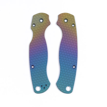 Spyderco Paramilitary 2 (PM2) Titanium Featherweight Anodized Scale Sets