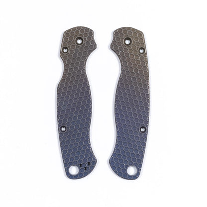 Spyderco Paramilitary 2 (PM2) Titanium Featherweight Anodized Scale Sets