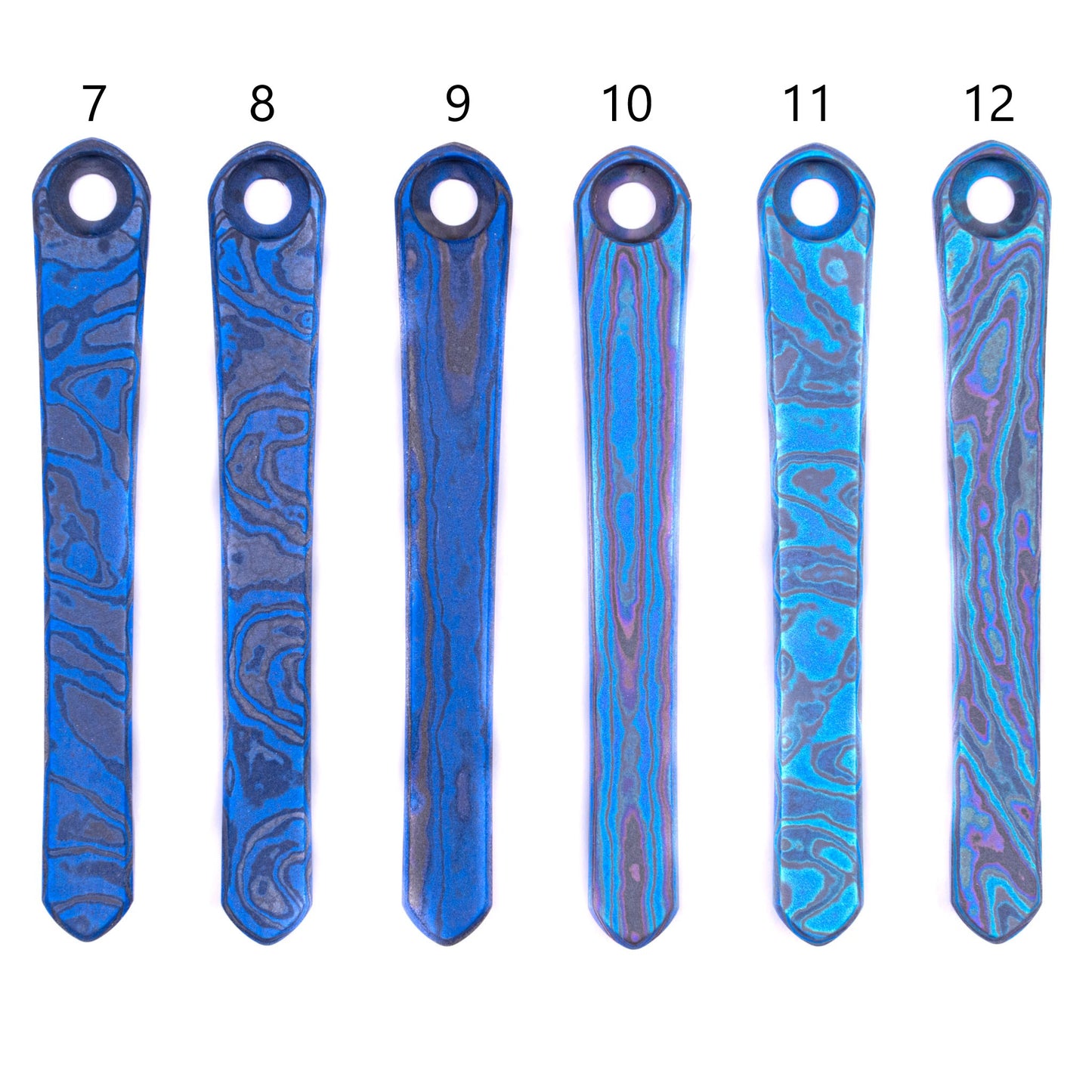 Chris Reeves Knives(CRK)  Matte Timascus Pocket Clips