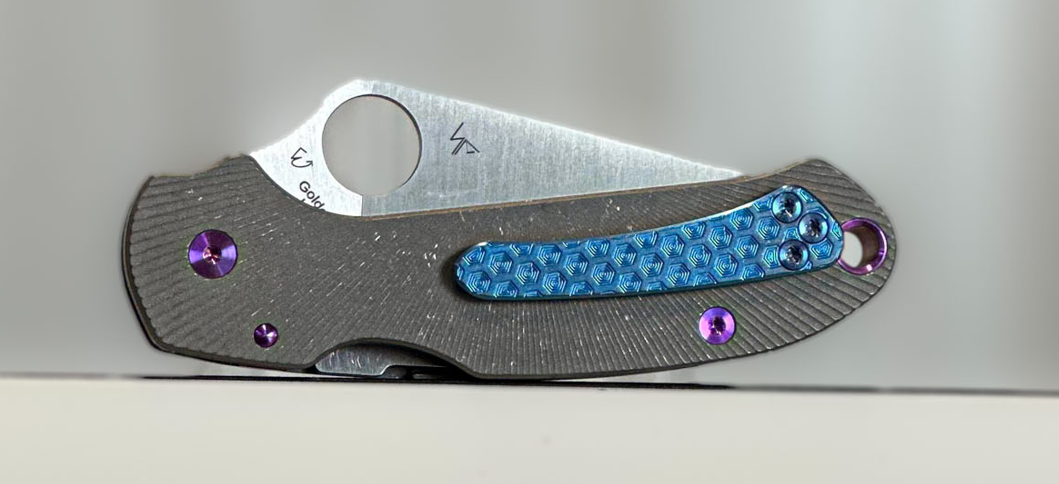 Spyderco Paramilitary 2 (PM2) Titanium 3D Machined Pocket Clip