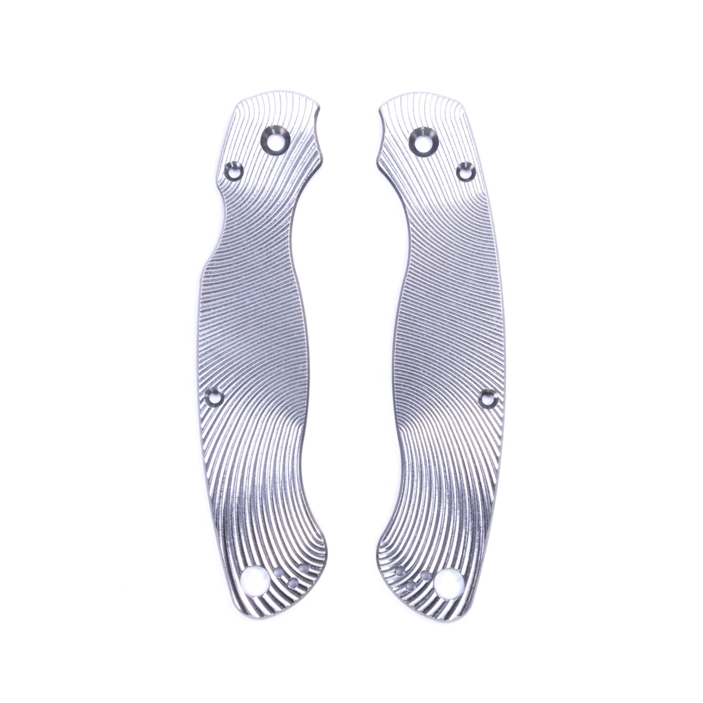 Spyderco Military 2 Titanium Featherweight Scale Sets