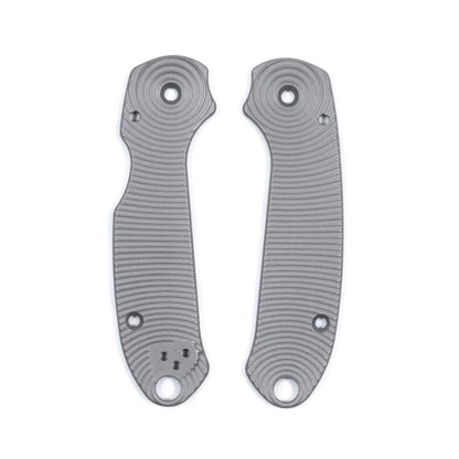 Spyderco Para 3 Skinny Contoured Titanium Featherweight Scale Set