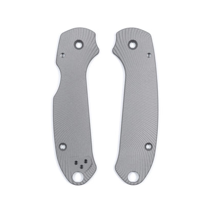 Spyderco Para 3 Skinny Contoured Titanium Featherweight Scale Set