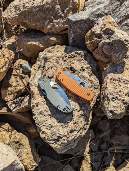 Spyderco Sage 5 Aluminum Cerakote Scale Sets