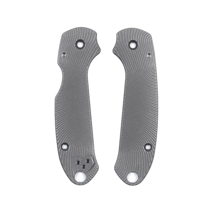 Spyderco Para 3 Skinny Contoured Titanium Featherweight Scale Set