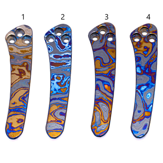 Spyderco Paramilitary 2 (PM2)  Timascus POLISHED Clips